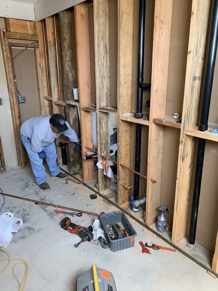 Commercial rough-in plumbing for Water Heater Replacement in Lee Center